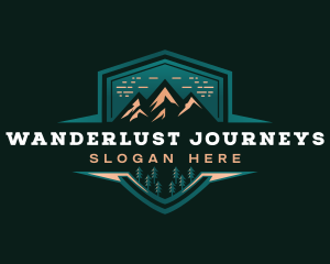 Summit Peak Campsite logo design