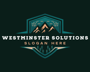 Summit Peak Campsite logo design