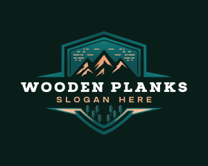 Summit Peak Campsite logo design