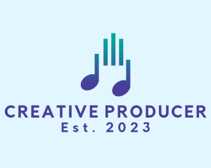Producer - Music Note Tune logo design
