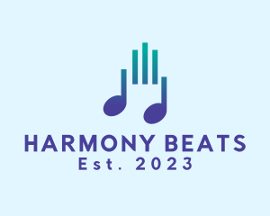 Concert - Music Note Tune logo design