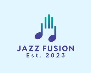 Jazz - Music Note Tune logo design