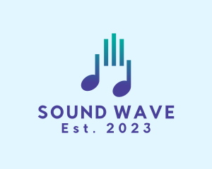 Volume - Music Note Tune logo design
