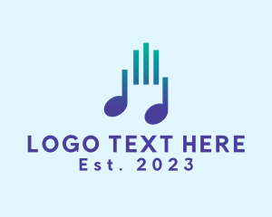 Musical - Music Note Tune logo design