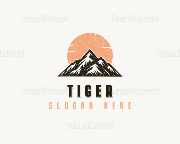 Mountain Outdoor Adventure Logo