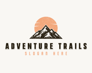 Mountain Outdoor Adventure logo design