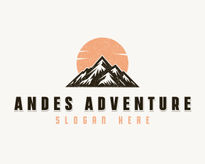 Mountain Outdoor Adventure logo design