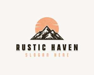 Mountain Outdoor Adventure logo design