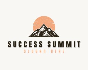 Mountain Outdoor Adventure logo design