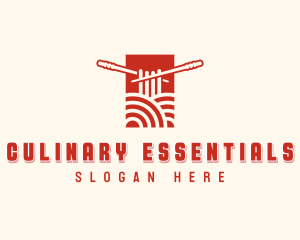 Culinary Asian Noodles logo design