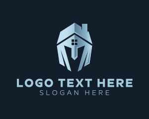 Land Developer - House Helmet Broker logo design