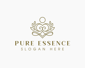 Pure - Meditation Zen Massage logo design