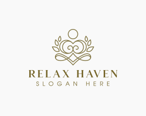 Meditation Zen Massage logo design