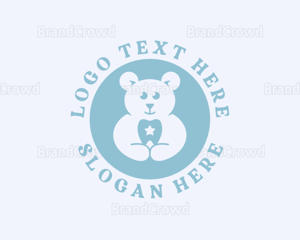 Dentistry Tooth Bear Logo