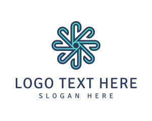 Modern Pattern Letter J logo design