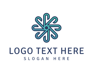 Pattern - Modern Pattern Letter J logo design