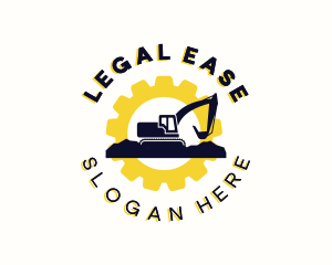 Industrial Excavator Equipment Logo