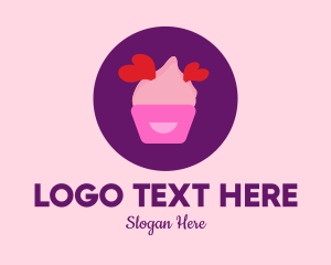 Sweet Lovely Cupcake Logo