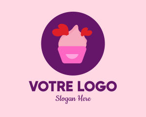 Sweet Lovely Cupcake Logo