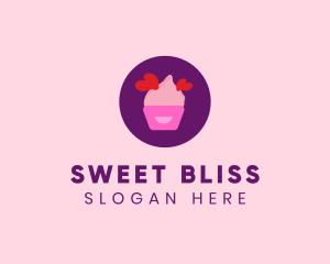 Sweet Lovely Cupcake logo design