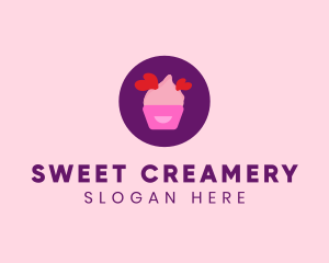 Sweet Lovely Cupcake logo design