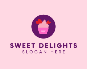 Sweet Lovely Cupcake logo design