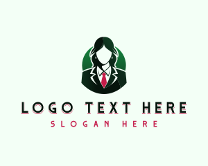 Headshot - Professional Woman Person logo design