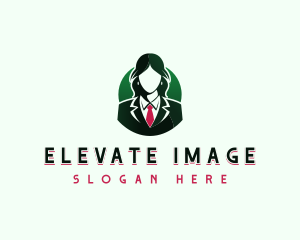 Professional Woman Person logo design