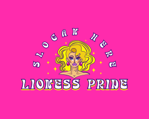 LGBTQ Drag Queen logo design