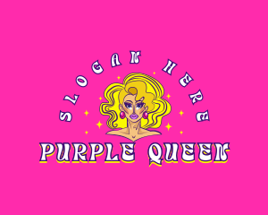 LGBTQ Drag Queen logo design