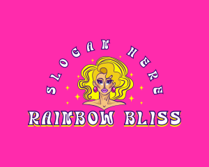 Lgbtq - LGBTQ Drag Queen logo design