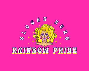 LGBTQ Drag Queen logo design