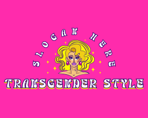 LGBTQ Drag Queen logo design