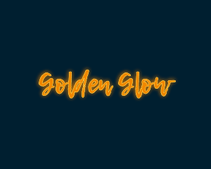 Brush Script Glow logo design