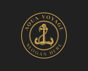 Sailor Ship Anchor logo design