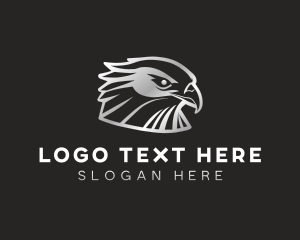 Head - Hawk Bird Head logo design