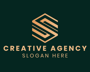 Agency - Geometric Agency Letter S logo design
