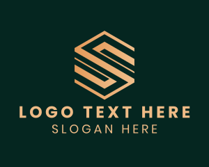 Letter S - Geometric Agency Letter S logo design