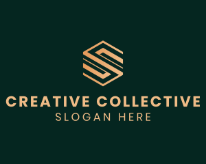 Geometric Agency Letter S logo design