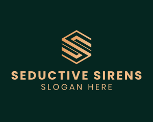 Geometric Agency Letter S logo design