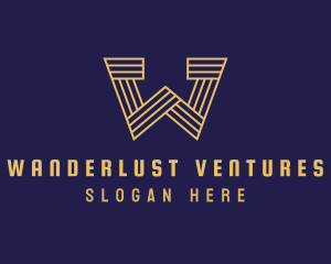 Venture Capital Letter W logo design