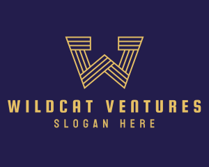 Venture Capital Letter W logo design