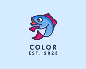 Trout - Ocean Sardine Fish logo design