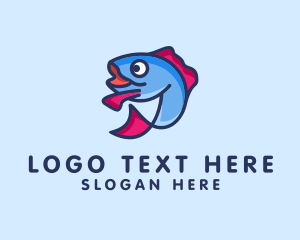 Ocean Sardine Fish Logo