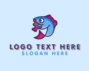 Animal - Ocean Sardine Fish logo design