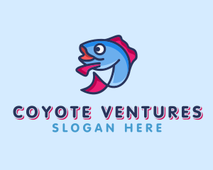 Ocean Sardine Fish logo design