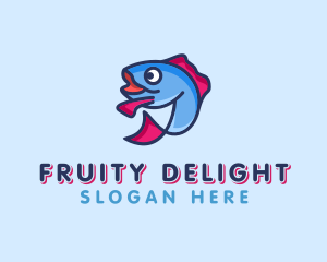 Ocean Sardine Fish logo design