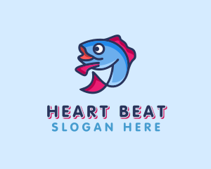 Ocean Sardine Fish logo design