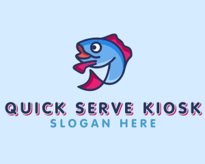 Ocean Sardine Fish logo design