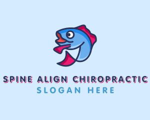 Ocean Sardine Fish logo design